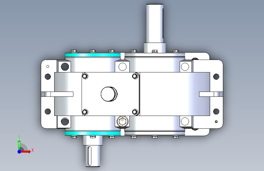 带正齿轮的齿轮箱