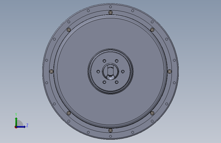 自行车 QS轮毂电机 QS205 H50 3000W--STP_SOLIDWORKS 2016_模型图纸下载 – 懒石网