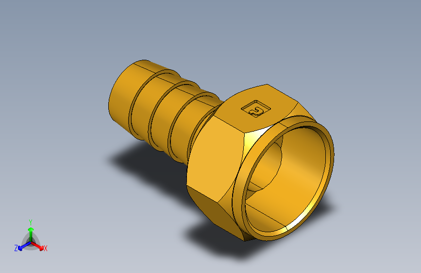 倒齿式工业管接头Hose Barb to Swivel Female Ball-End  128HBLSV-8-8