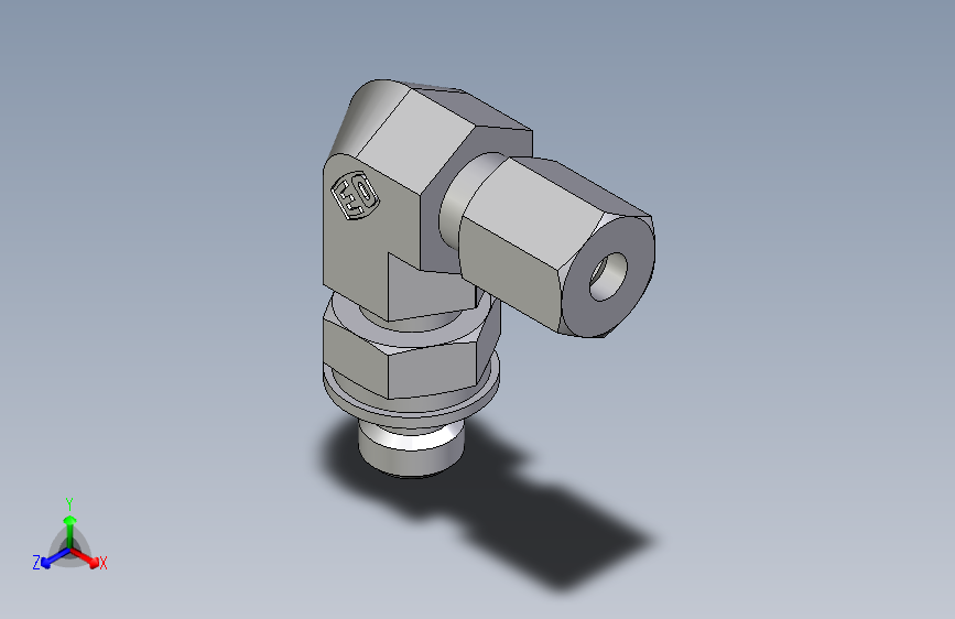 卡套式工业通用硬管接头EO_Adjustable_Locknut_elbow_WEE04ZLLMORCF