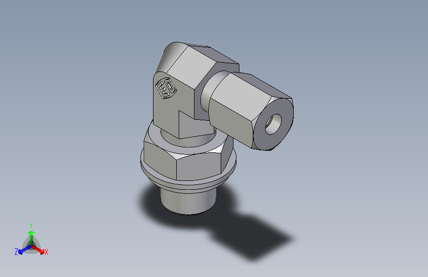 卡套式工业通用硬管接头EO_Adjustable_Locknut_elbow_WEE04ZLLRCF