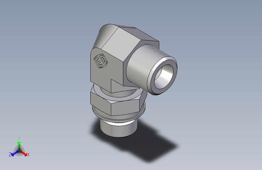 卡套式工业通用硬管接头EO_Adjustable_Locknut_elbow_WEE08SMOROMDCF