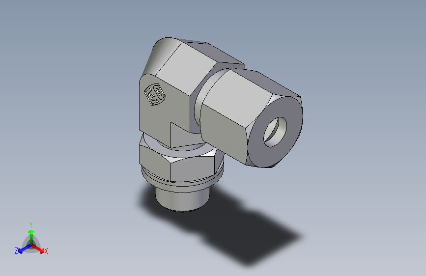 卡套式工业通用硬管接头EO_Adjustable_Locknut_elbow_WEE08ZSRCF