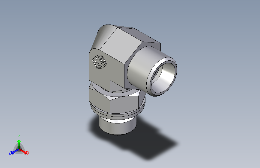 卡套式工业通用硬管接头EO_Adjustable_Locknut_elbow_WEE10LMOMDCF