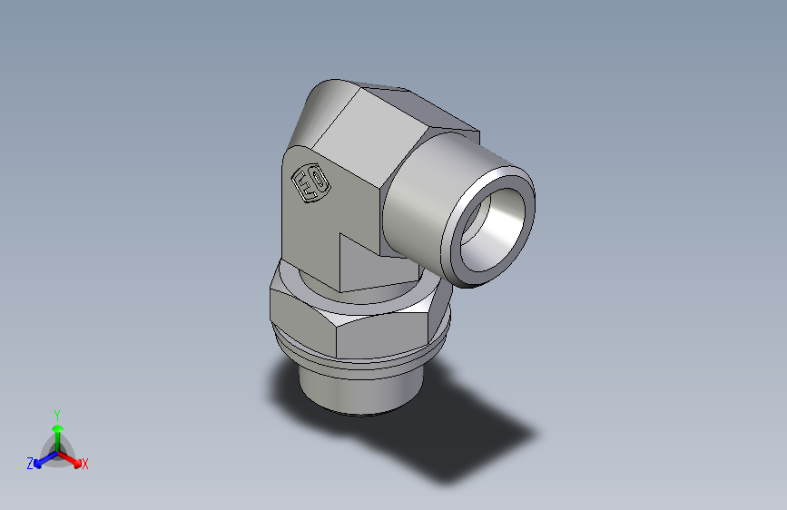 卡套式工业通用硬管接头EO_Adjustable_Locknut_elbow_WEE10SROMDCF