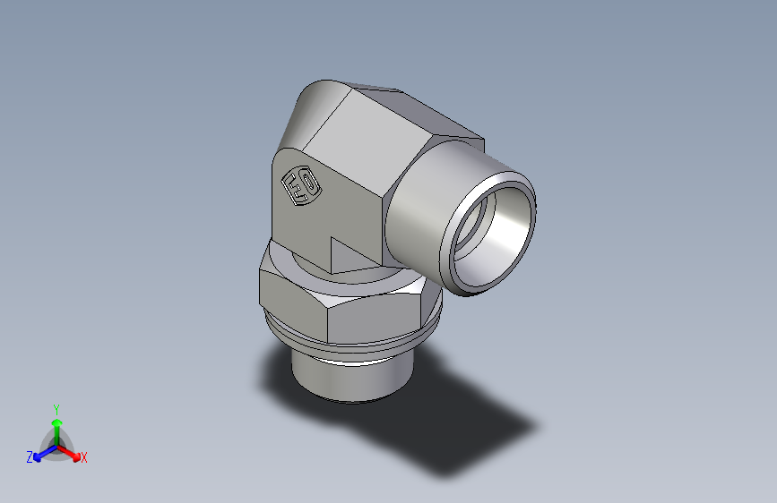 卡套式工业通用硬管接头EO_Adjustable_Locknut_elbow_WEE12LMOMDCF