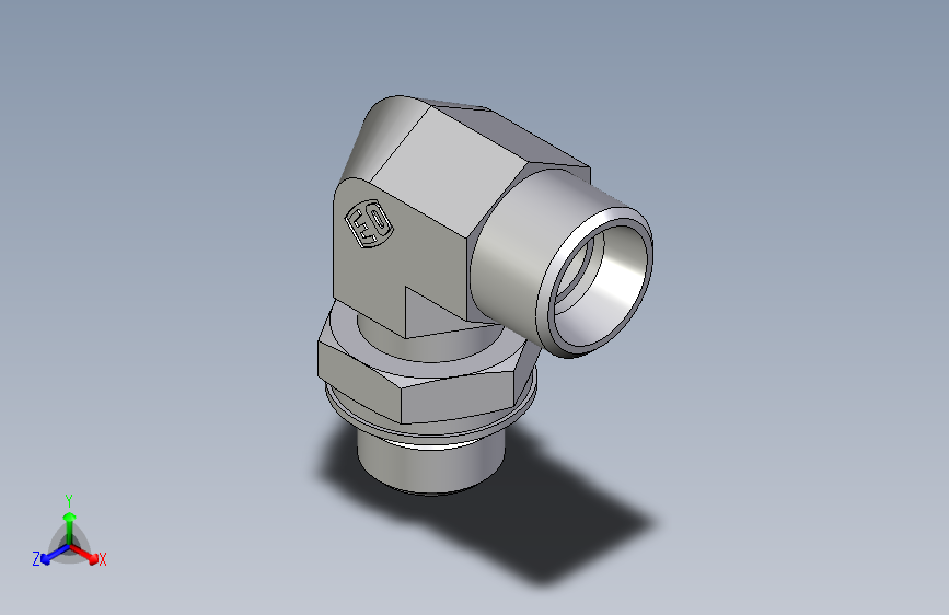 卡套式工业通用硬管接头EO_Adjustable_Locknut_elbow_WEE12LMOROMDCF