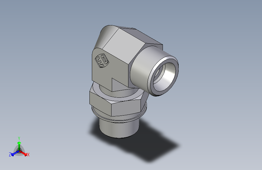 卡套式工业通用硬管接头EO_Adjustable_Locknut_elbow_WEE12SMOROMDCF