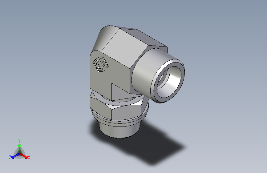卡套式工业通用硬管接头EO_Adjustable_Locknut_elbow_WEE12SROMDCF