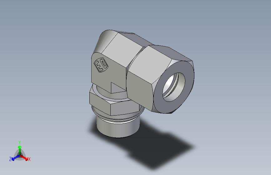 卡套式工业通用硬管接头EO_Adjustable_Locknut_elbow_WEE20ZSMORCF