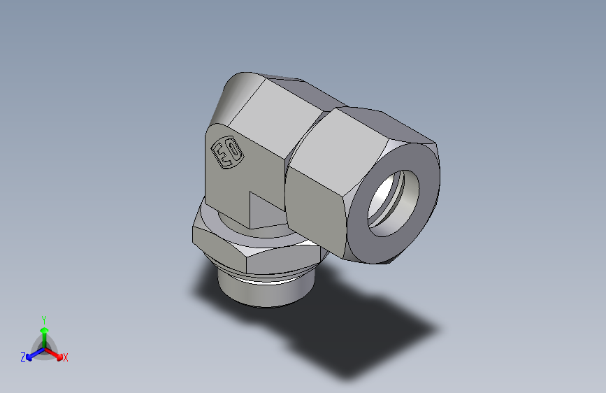 卡套式工业通用硬管接头EO_Adjustable_Locknut_elbow_WEE20ZSRCF