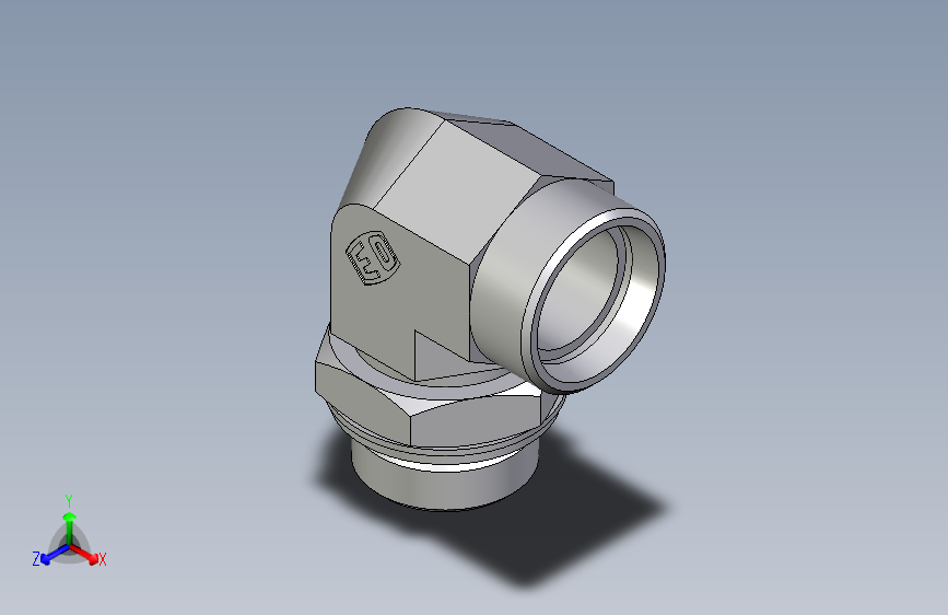 卡套式工业通用硬管接头EO_Adjustable_Locknut_elbow_WEE28LMOMDCF