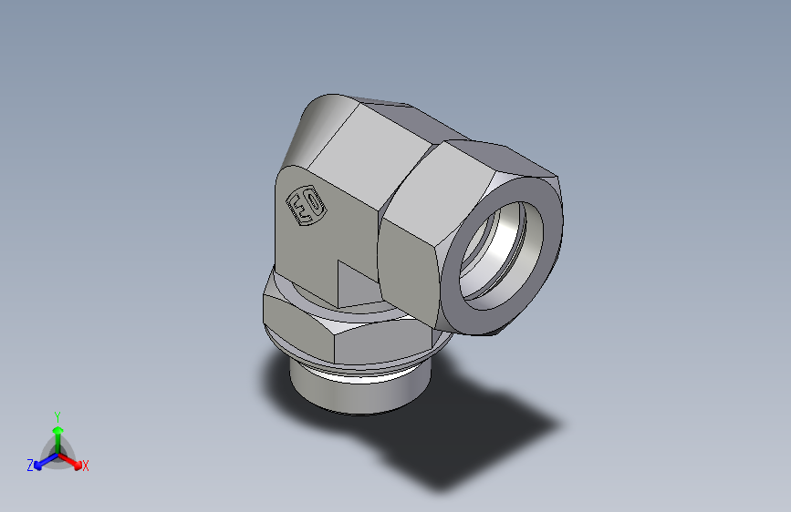 卡套式工业通用硬管接头EO_Adjustable_Locknut_elbow_WEE28ZLRCF