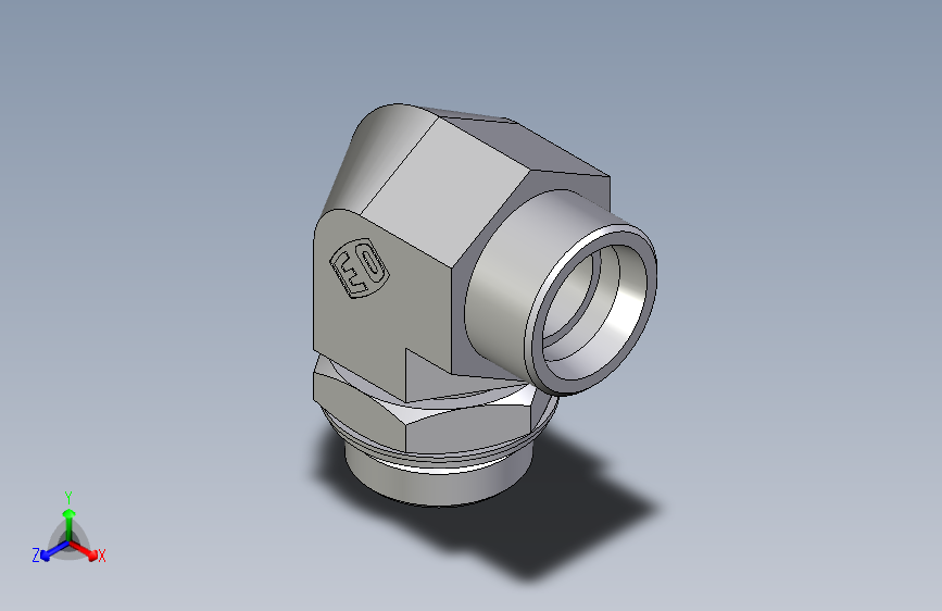 卡套式工业通用硬管接头EO_Adjustable_Locknut_elbow_WEE30SROMDCF