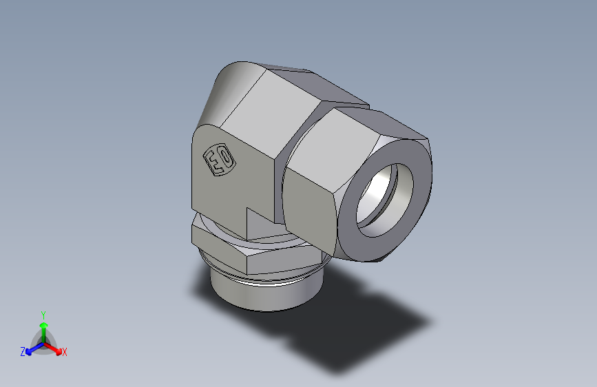 卡套式工业通用硬管接头EO_Adjustable_Locknut_elbow_WEE30ZSMORCF