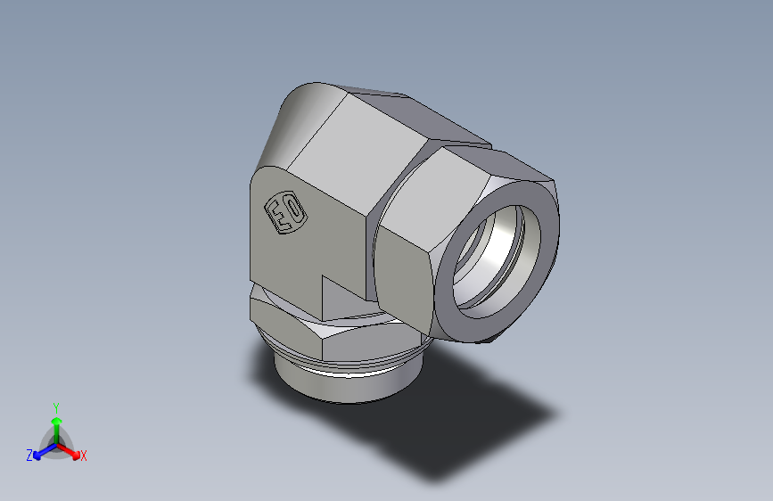 卡套式工业通用硬管接头EO_Adjustable_Locknut_elbow_WEE35LRCF