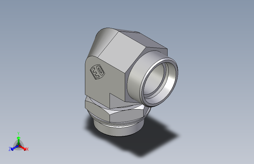 卡套式工业通用硬管接头EO_Adjustable_Locknut_elbow_WEE35LROMDCF
