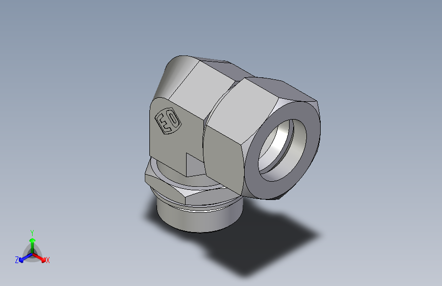 卡套式工业通用硬管接头EO_Adjustable_Locknut_elbow_WEE38SMCF