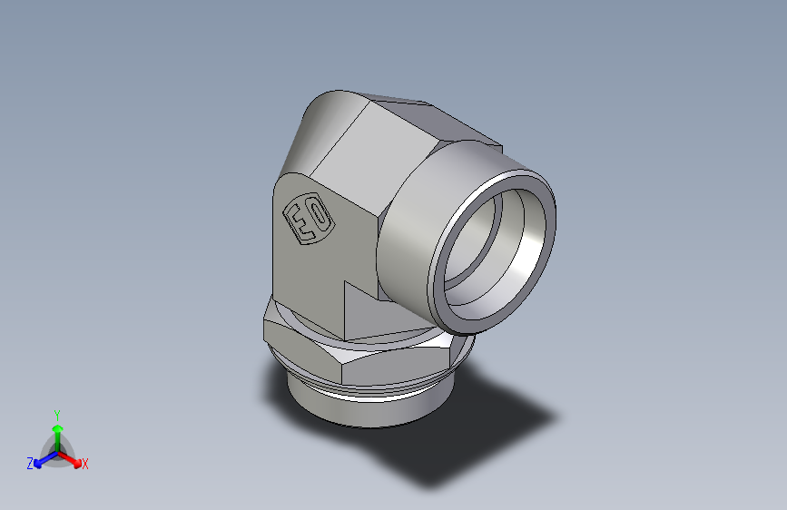 卡套式工业通用硬管接头EO_Adjustable_Locknut_elbow_WEE38SROMDCF