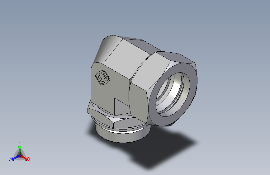 卡套式工业通用硬管接头EO_Adjustable_Locknut_elbow_WEE42LMCF