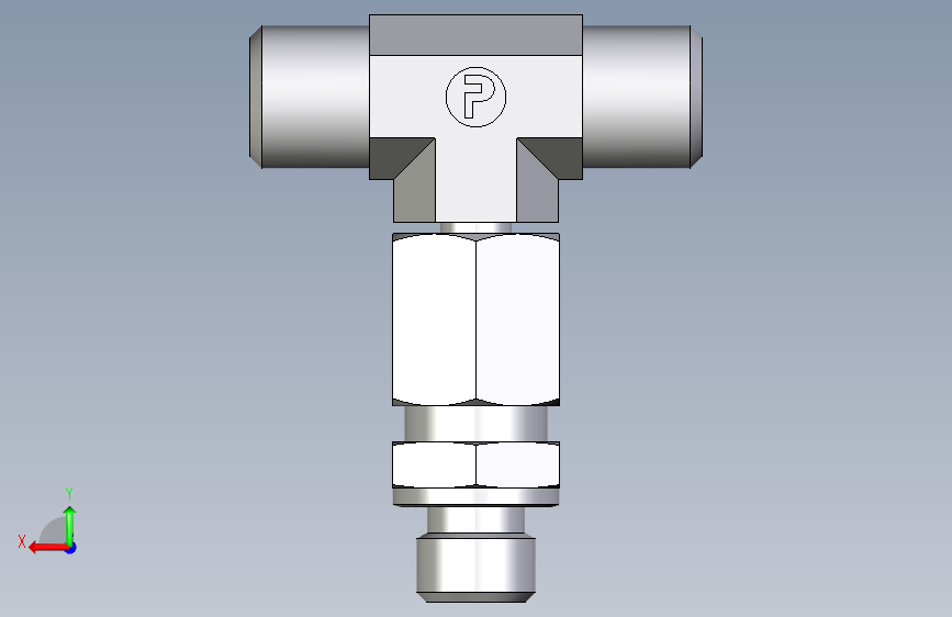 卡套式工业通用硬管接头EO_Assembled_adjustable_standpipe_branch_tee_EVT06LMOMD71