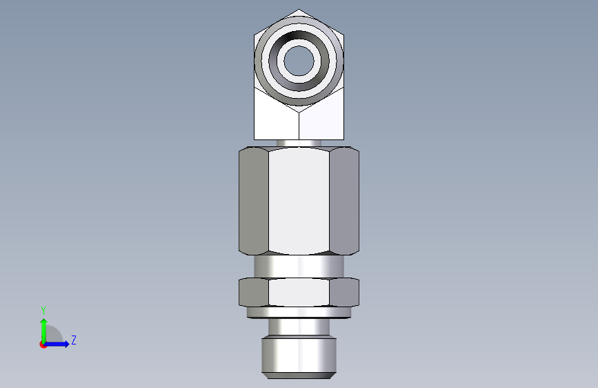卡套式工业通用硬管接头EO_Assembled_adjustable_standpipe_branch_tee_EVT06LMOMD71