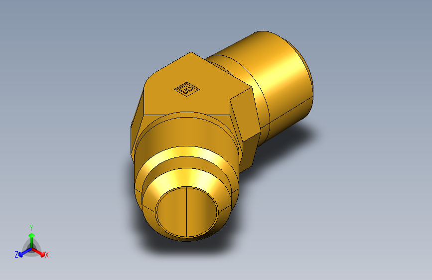 扩口式工业通用硬管接头45Deg Elbow 159F-10-8