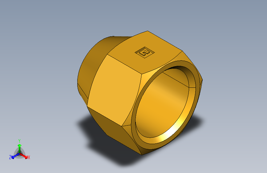 扩口式工业通用硬管接头Cap Nut 640F-10