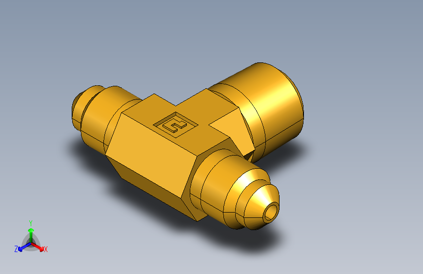 扩口式工业通用硬管接头Male Branch Tee 145F-2-2