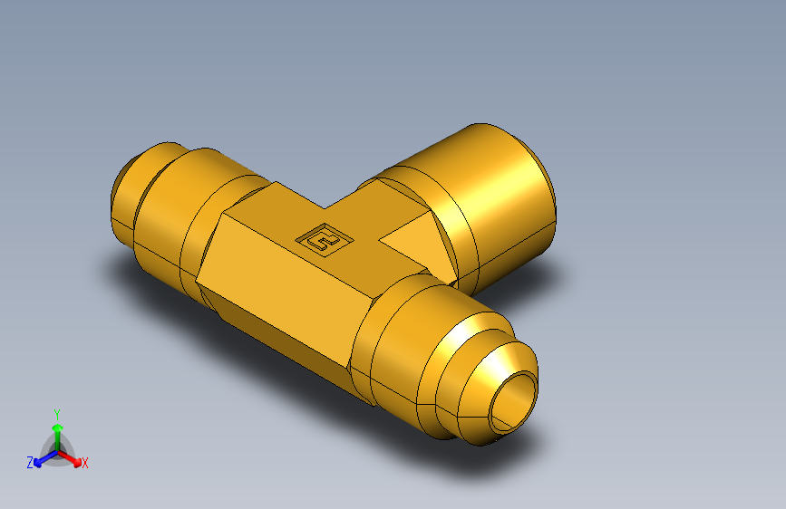 扩口式工业通用硬管接头Male Branch Tee 145F-5-4