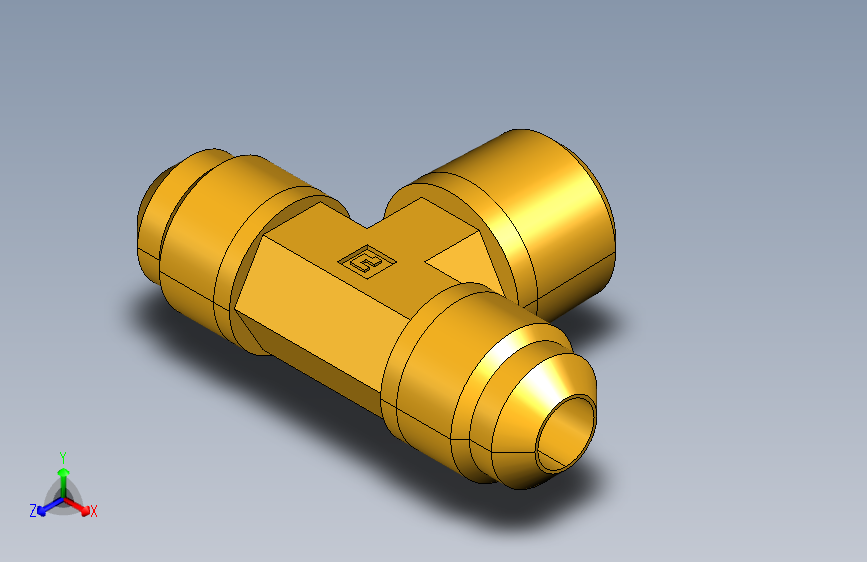 扩口式工业通用硬管接头Male Branch Tee 145F-6-6