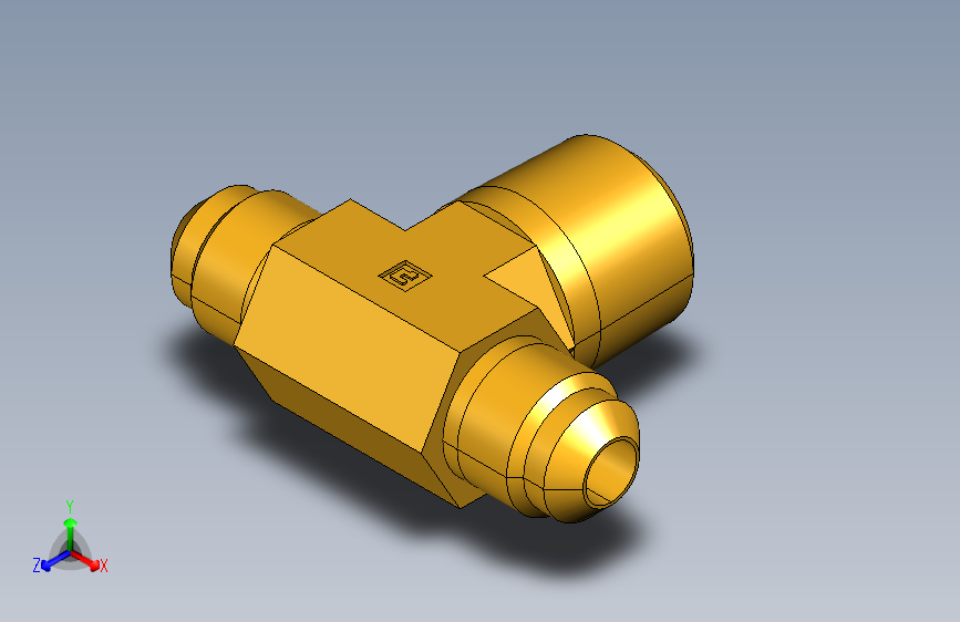 扩口式工业通用硬管接头Male Branch Tee 145F-6-8