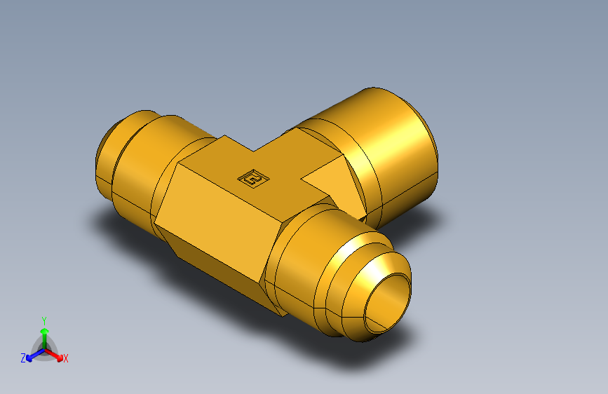 扩口式工业通用硬管接头Male Branch Tee 145F-8-8