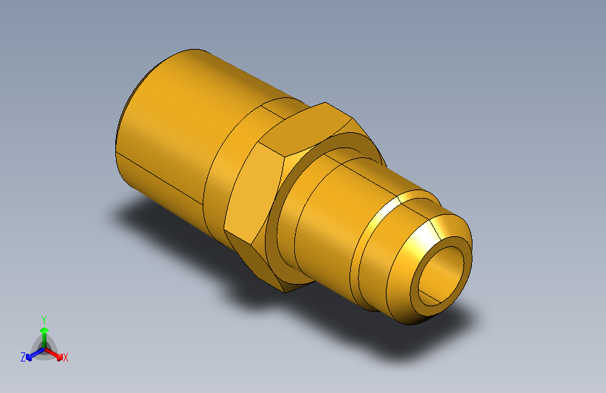 扩口式工业通用硬管接头Male Connector 48F-5-4
