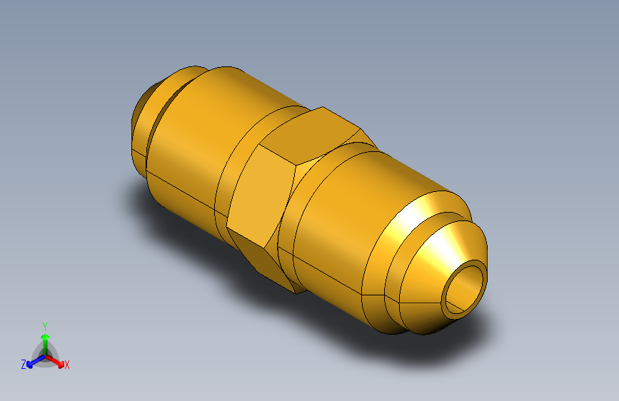 扩口式工业通用硬管接头Union 42F-3