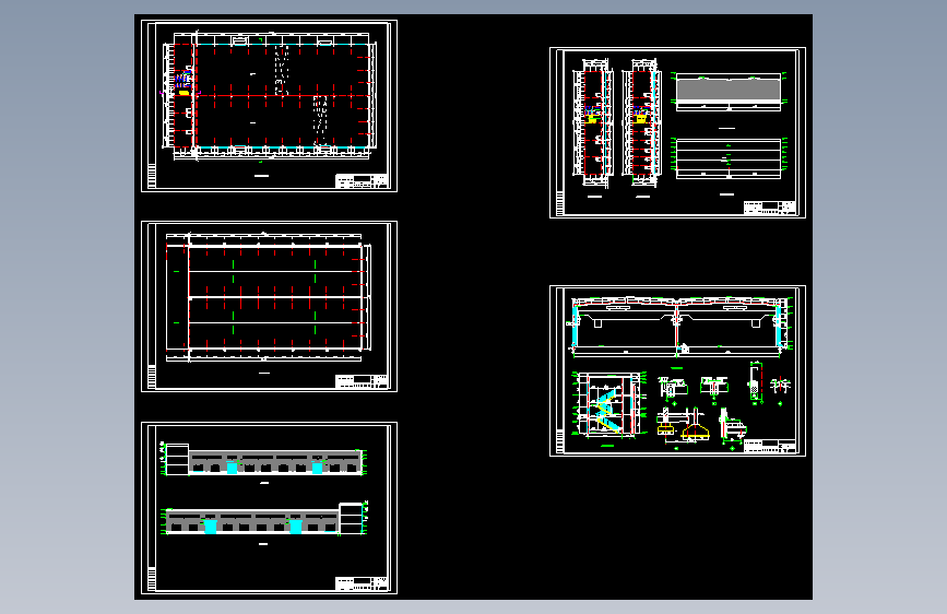 厂房钢结构全套设计 (计算书和图纸）