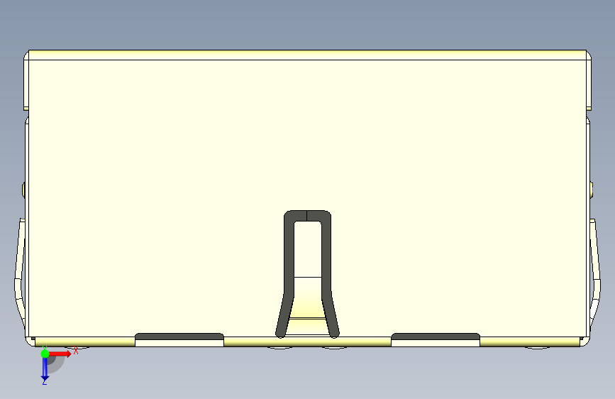 RJ45模块插孔连接 俯视图