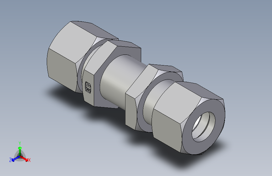 卡套式工业通用硬管接头EO_Bulkhead_union_SV12ZLCF