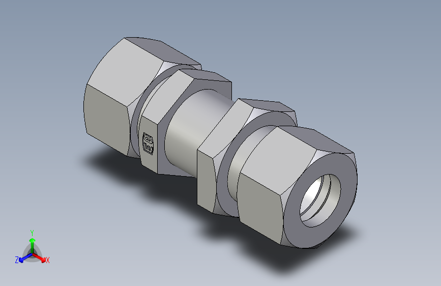 卡套式工业通用硬管接头EO_Bulkhead_union_SV15ZLCF