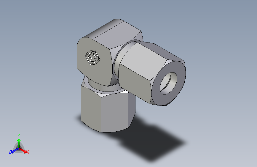 卡套式工业通用硬管接头EO_Union_elbow_W06LLCF