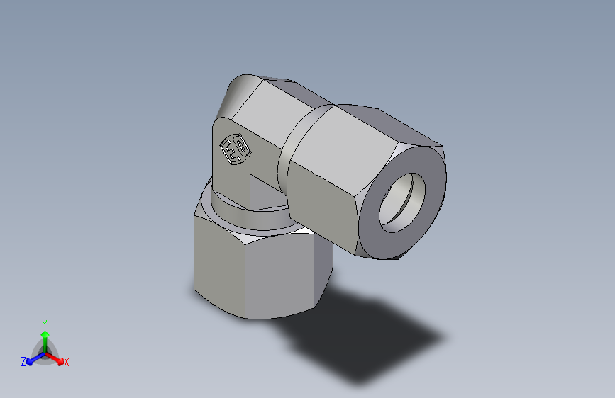 卡套式工业通用硬管接头EO_Union_elbow_W10L71