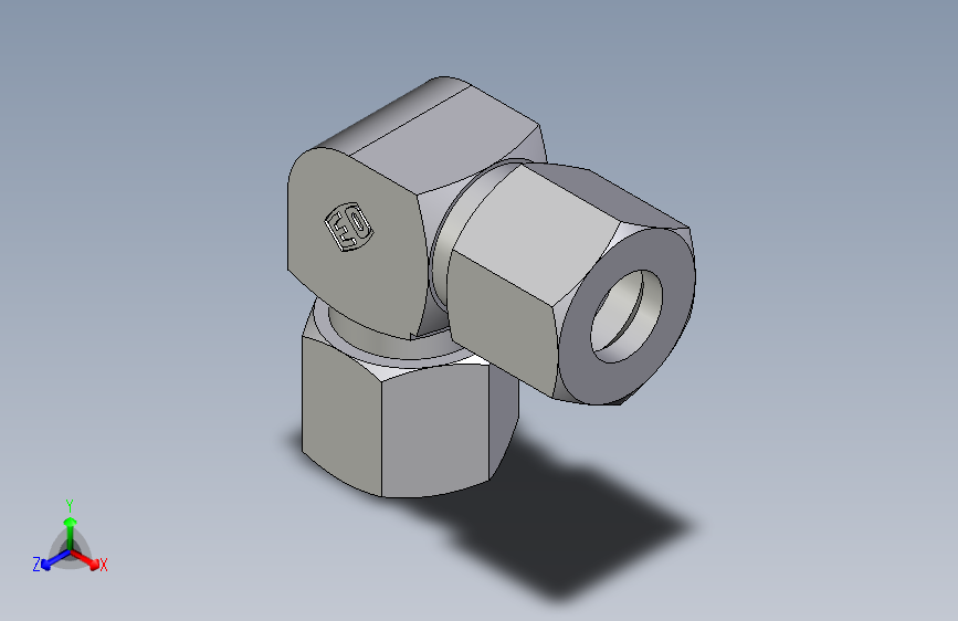 卡套式工业通用硬管接头EO_Union_elbow_W10ZLCF