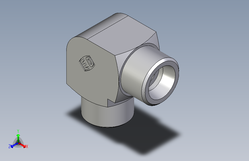 卡套式工业通用硬管接头EO_Union_elbow_W12SCFX