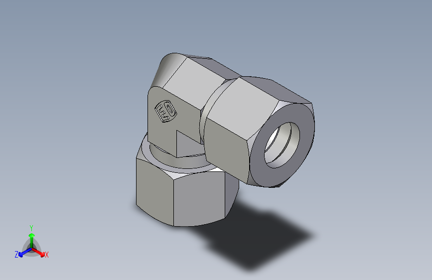 卡套式工业通用硬管接头EO_Union_elbow_W12ZL71