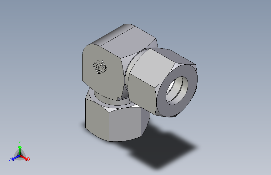 卡套式工业通用硬管接头EO_Union_elbow_W12ZLCF