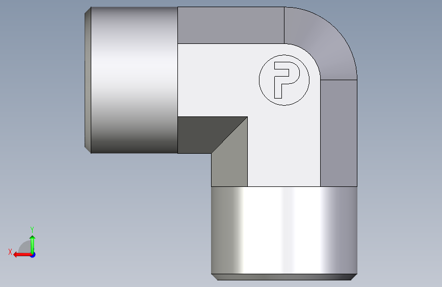 卡套式工业通用硬管接头EO_Union_elbow_W14SCFX