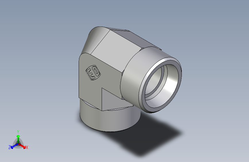 卡套式工业通用硬管接头EO_Union_elbow_W18L71X