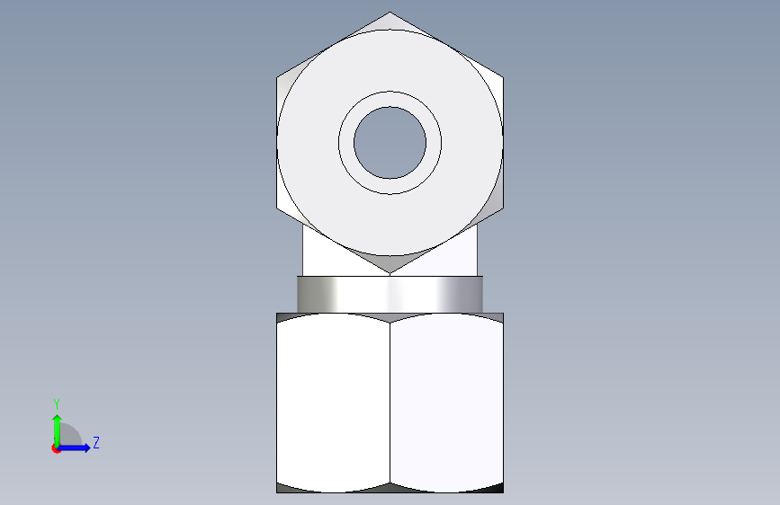 卡套式工业通用硬管接头EO_Union_tee_T10ZS71