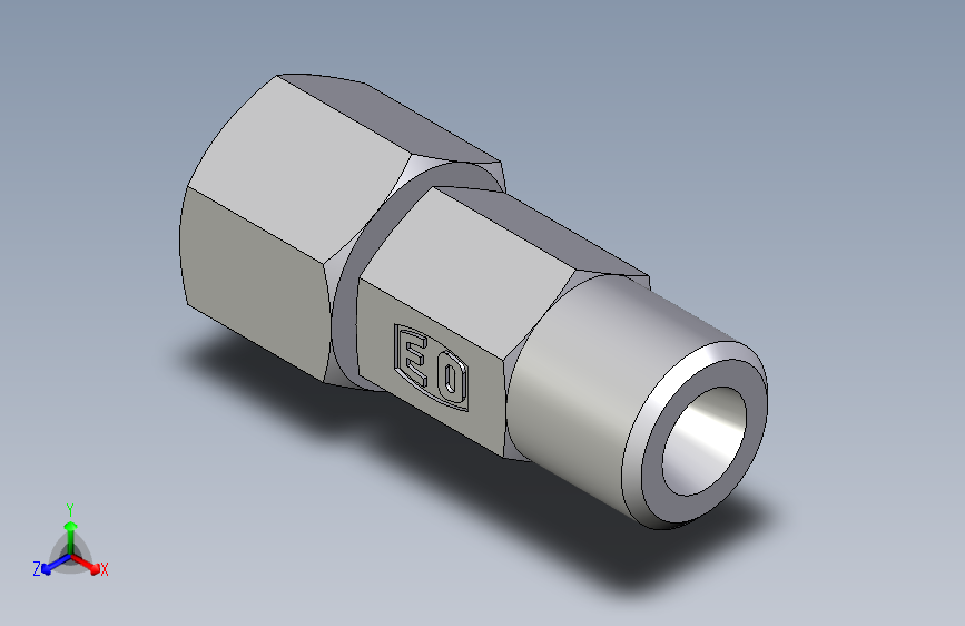 卡套式工业通用硬管接头EO_Distance_piece_adapter_DA06SOMDCF