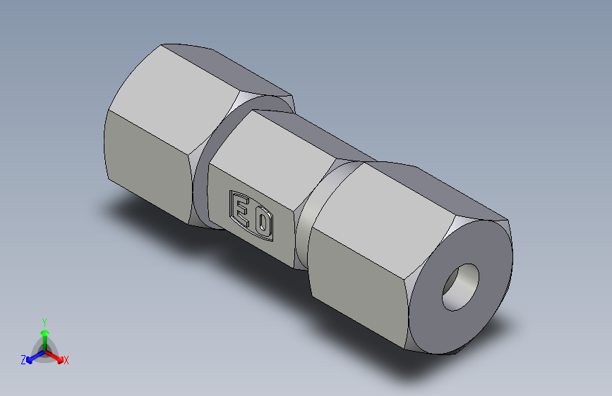 卡套式工业通用硬管接头EO_Distance_piece_adapter_DA06ZS71